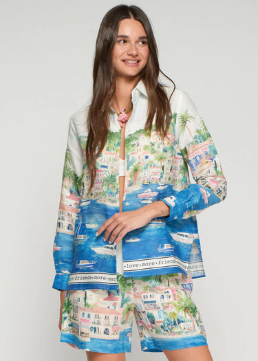 Village Scene Shirt