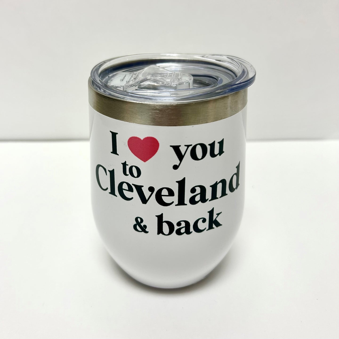 Cleveland Love Wine Tumbler