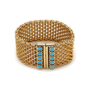 Wide Mesh Bracelet