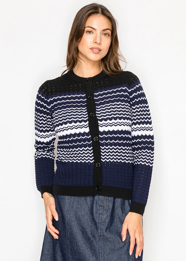 Zig Zag Cardigan