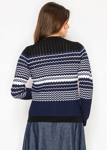 Zig Zag Cardigan