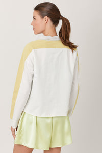 Color Block Zip Pullover