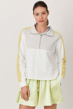 Load image into Gallery viewer, Color Block Zip Pullover
