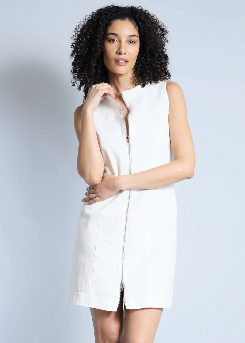Denim Zipper Dress