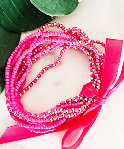 Multi Seed Beaded Bracelet
