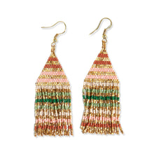 Load image into Gallery viewer, Beaded Fringe Earring
