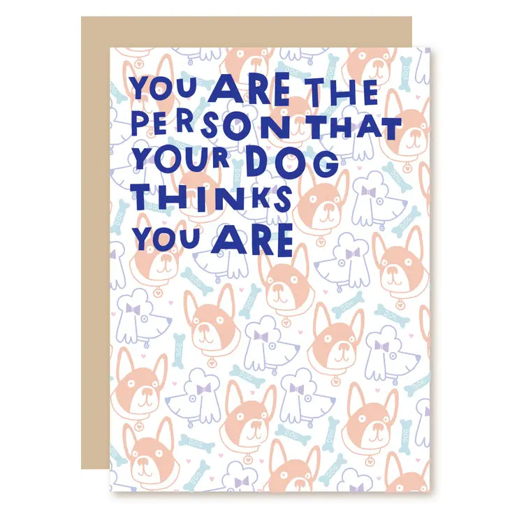Dog Thinks Birthday Card