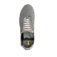 Load image into Gallery viewer, Danielle Woven Sneaker - PEWTER
