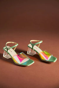Clear Heel Irrid Sandal