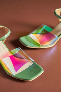 Clear Heel Irrid Sandal