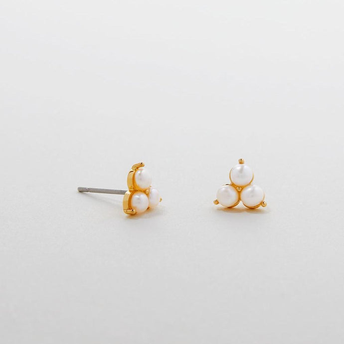 Grit Stud Earring - GOLD