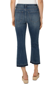 Hannah Seamed Crop Flare Jean