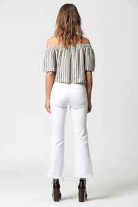 26" Inseam High Rise Cropped Flare