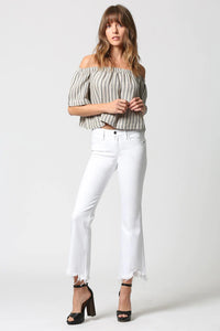 26" Inseam High Rise Cropped Flare