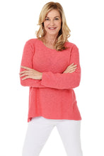 Load image into Gallery viewer, Hi/Low Sweater - CORAL
