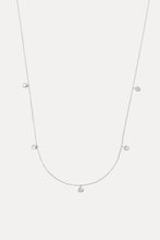 Load image into Gallery viewer, 5Cz Drop Dainty Plated Neck
