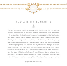 Load image into Gallery viewer, You Are My Sunshine Necklace - GOLD/WHT
