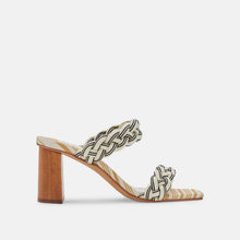 Load image into Gallery viewer, Metallic Suede Braided Sandal
