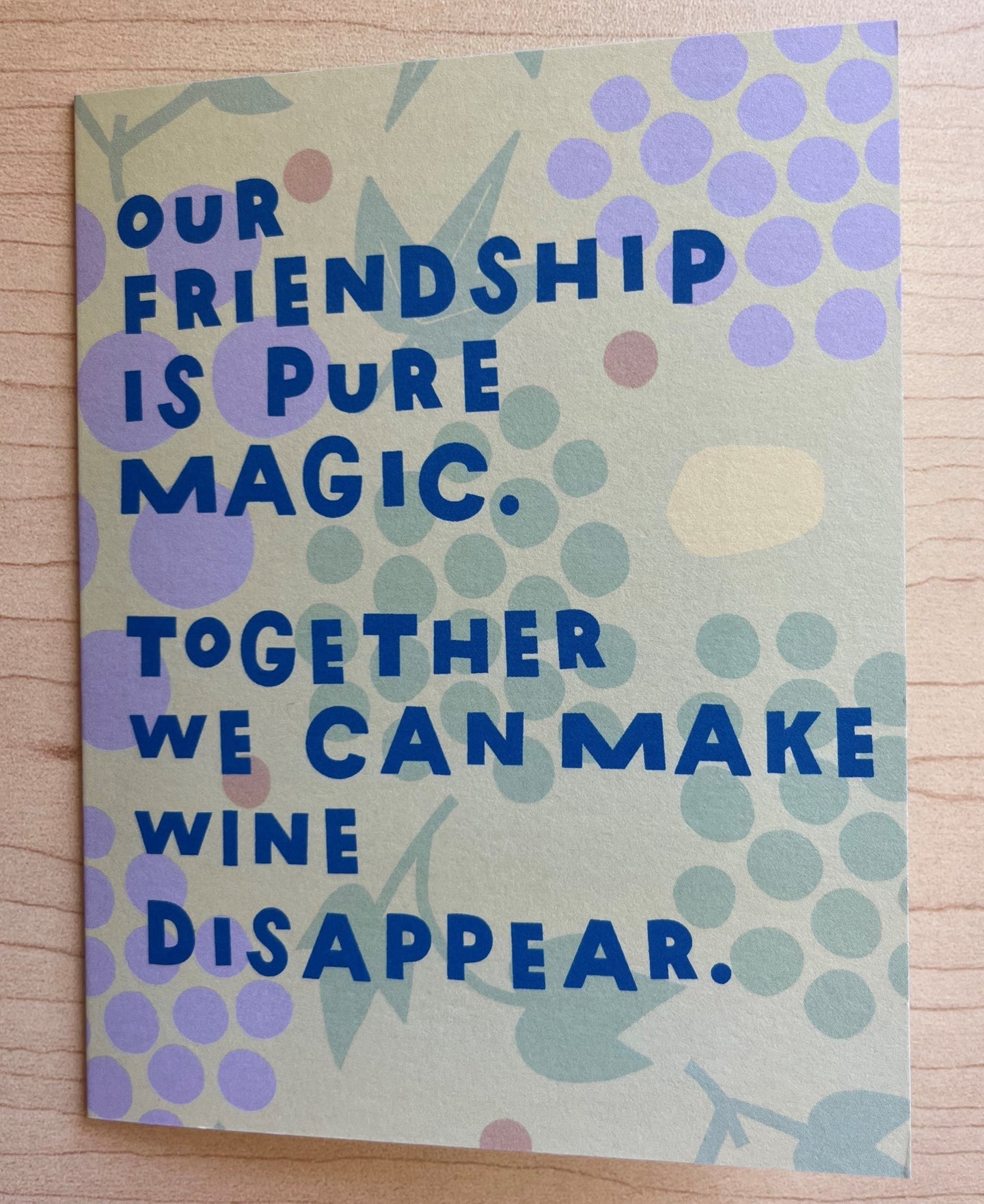 Magic Friends Birthday Card