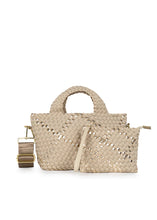 Load image into Gallery viewer, Woven Mini Tote Crossbody

