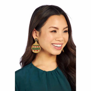Holiday Beaded Earrings
