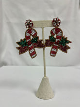 Load image into Gallery viewer, Holiday Beaded Earrings
