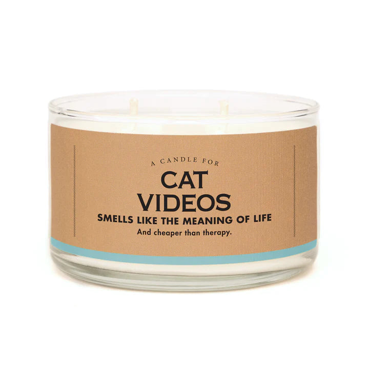 Cat Videos Candle
