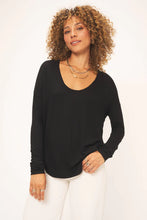Load image into Gallery viewer, Charlotte Scoop Neck Ribbed Long Sleeve
