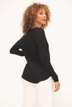 Load image into Gallery viewer, Charlotte Scoop Neck Ribbed Long Sleeve
