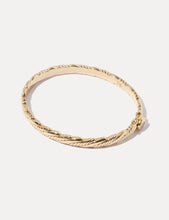 Load image into Gallery viewer, Rope Bangle Gold Plated
