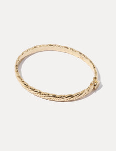 Rope Bangle Gold Plated