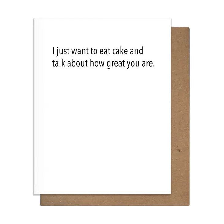 Cake&Great Birthday Card