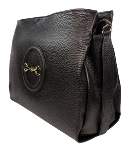 Italian Leather Buckle Tote