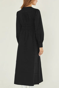 Monica Smocked Waist Maxi Drs