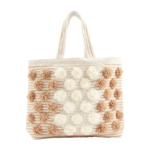 Load image into Gallery viewer, Handloom Pom Pom Tote
