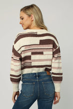 Load image into Gallery viewer, Rachel Abstract Stripe Sweater
