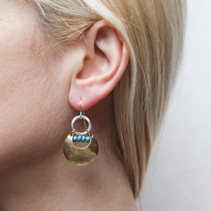 Post + Turquoise Stones Earring