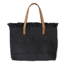 Load image into Gallery viewer, Canvas Fringe Tote Bag
